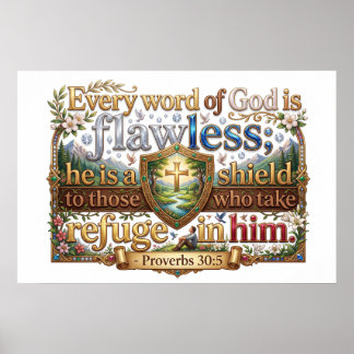 Every Word Of God Proven True He Shields Poster
