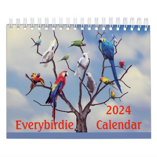 Everybirdie 2024 Calendar