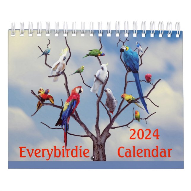 Everybirdie 2024 Calendar (Cover)