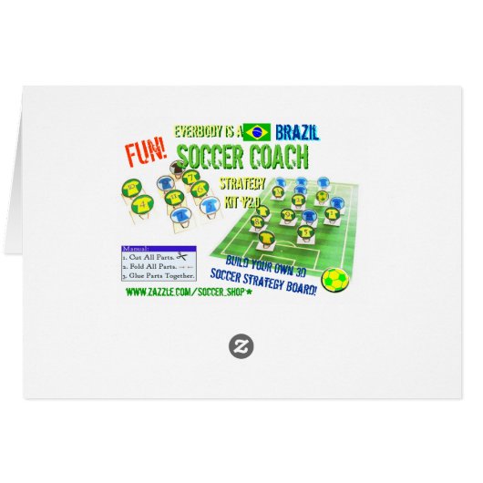 Everybody is a Brazil Soccer Coach Strategy Kit (Back Horizontal)