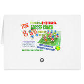 Everybody is a Soccer Coach Strategy Board Canada Cards (Back Horizontal)