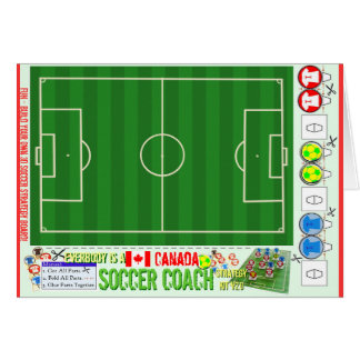 Everybody is a Soccer Coach Strategy Board Canada Cards