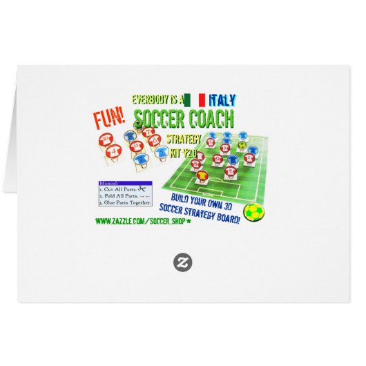 Everybody is a Soccer Coach Strategy Kit Italy (Back Horizontal)