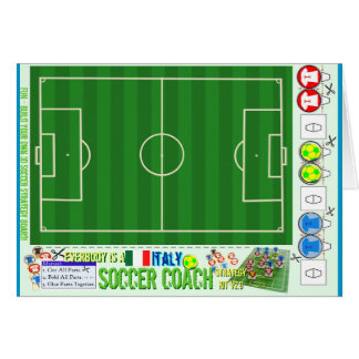 Everybody is a Soccer Coach Strategy Kit Italy Cards