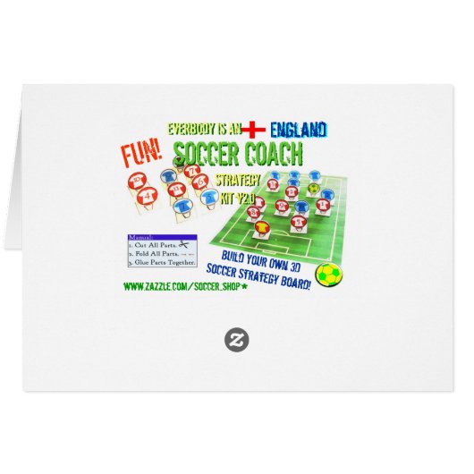 Everybody is an England Soccer Coach Strategy Kit (Back Horizontal)