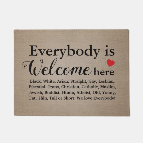 Everybody is Welcome Doormat