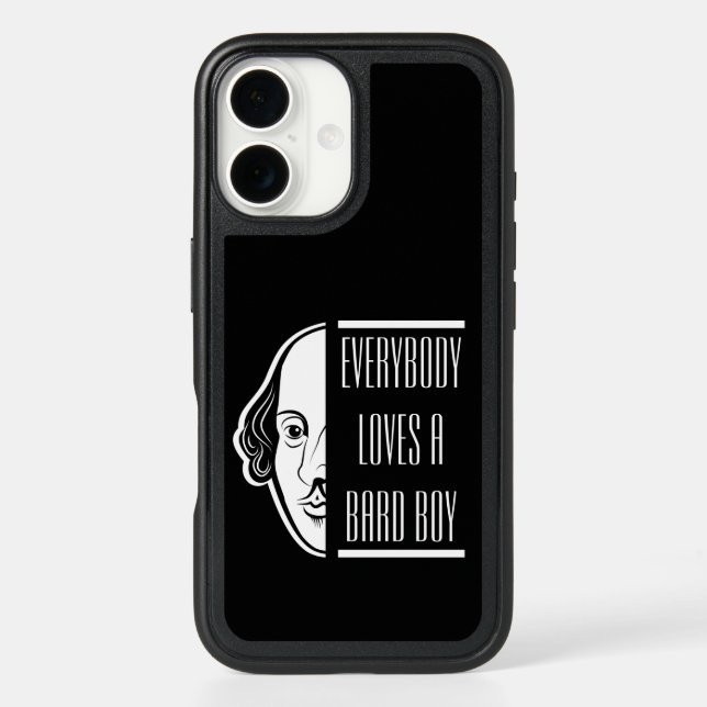 Everybody Loves A Bard Boy Shakespeare Thespian Otterbox iPhone Case (Back)