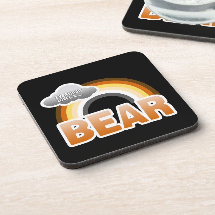 Everybody Loves a Bear Beverage Coasters