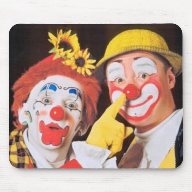 Everybody Loves A Clown Mouse Pad (Front)