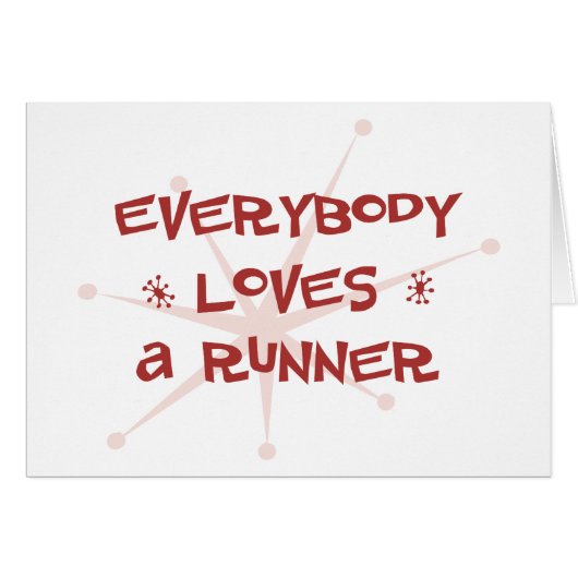 Everybody Loves A Runner Cards (Front Horizontal)