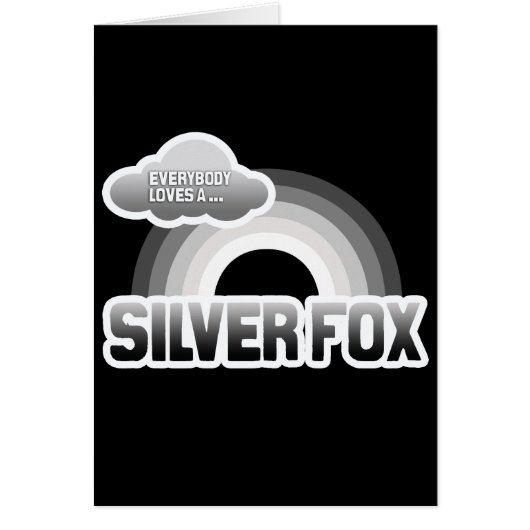 Everybody Loves a Silver Fox Cards (Front)