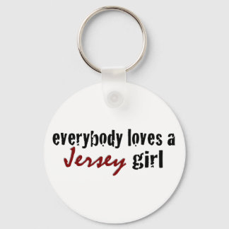Everybody Loves Jersey Girl Keychain