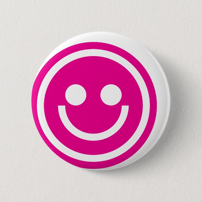 Everybody loves Smiles Pinback Button (Front)