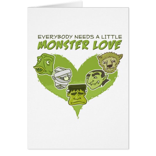 Everybody Needs a Little Monster Love Cards (Front)