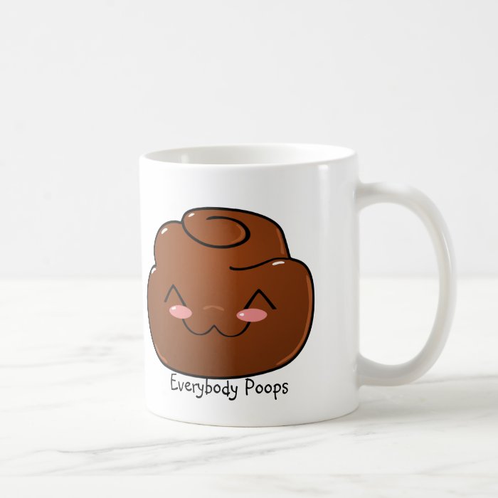 Everybody Poops Happy Poo Mug