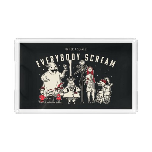 Everybody Scream _ Halloween Town Group Acrylic Tray