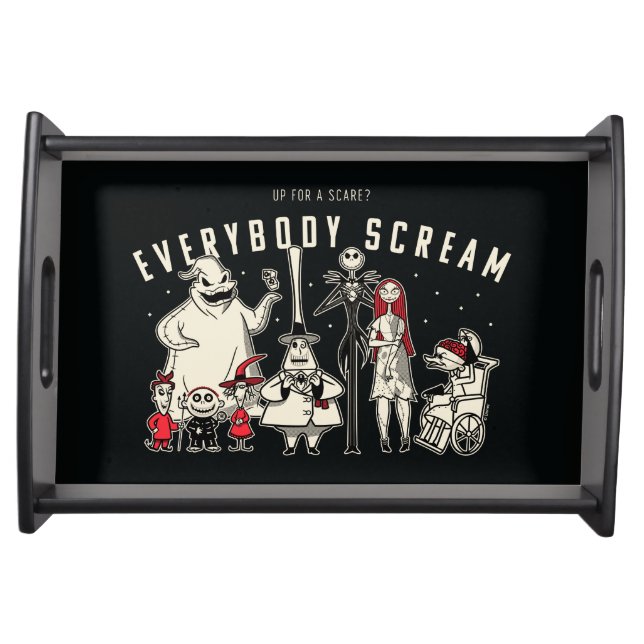 Everybody Scream - Halloween Town Group Serving Tray (Front)