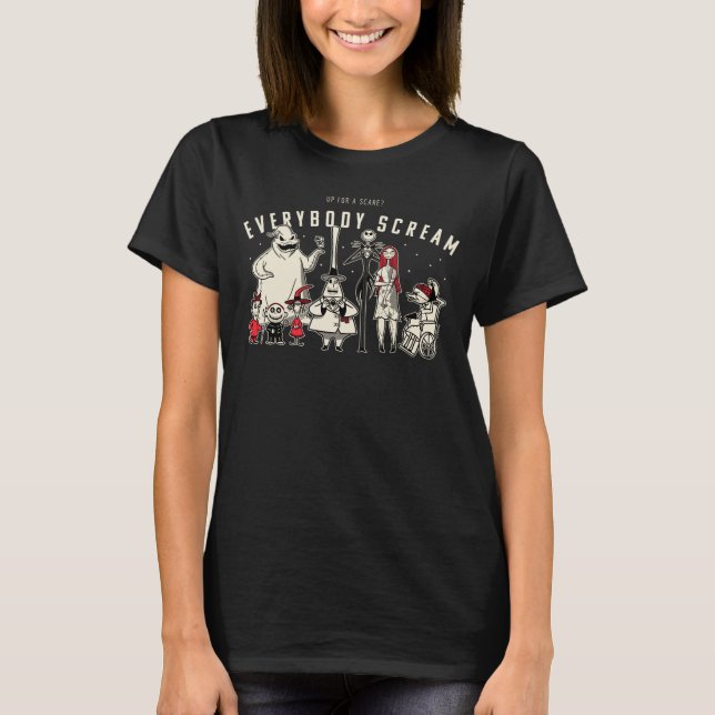 Everybody Scream - Halloween Town Group T-Shirt (Front)