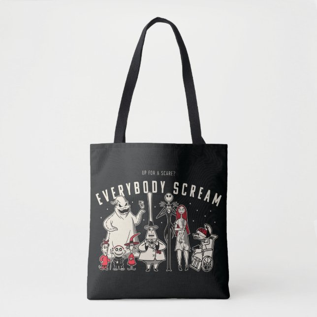 Everybody Scream - Halloween Town Group Tote Bag (Front)