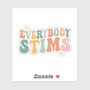 everybody stims sticker