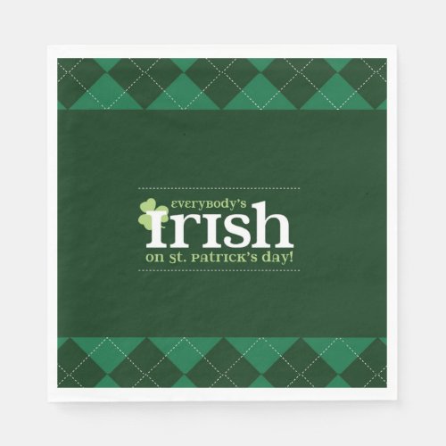 Everybodys Irish SPD Party Napkins