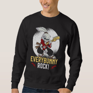 Everybunny Rock Rabbit Whisperer Animal Bunny  Roc Sweatshirt