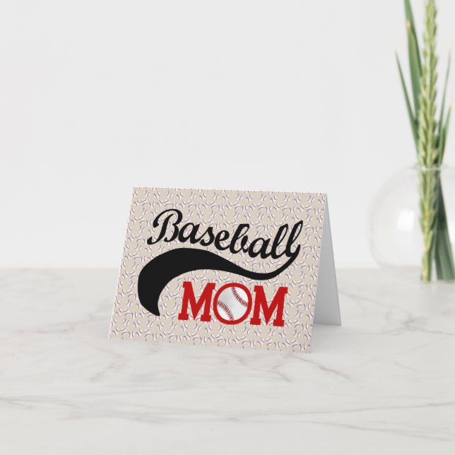 Everyday Baseball Mom Sporty Card (Front)