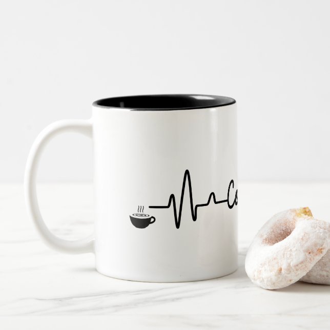 Everyday Elegance: Personalized Coffee Mug (With Donut)