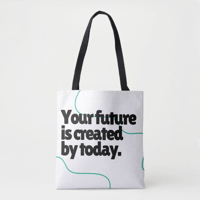 Everyday Essentials” Modern Minimalist Tote Bag (Front)