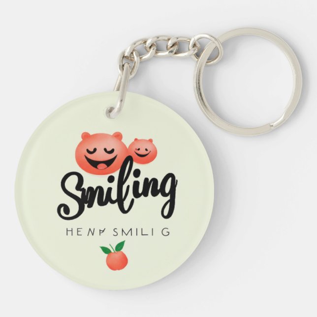 Everyday Essentials Unique Acrylic Keychains (Back)