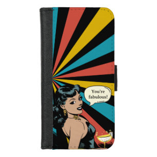 Everyday Fabulous Pinup: Celebrate Yourself! iPhone 8/7 Wallet Case
