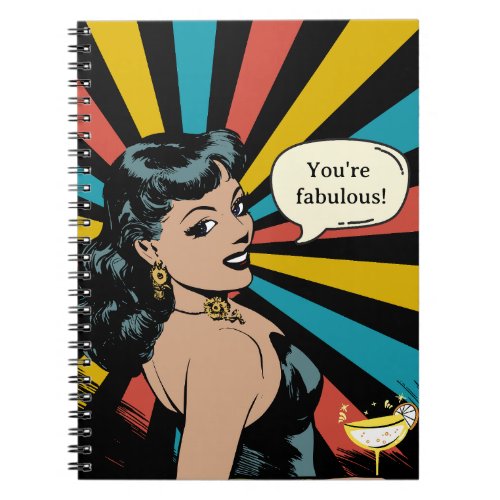 Everyday Fabulous Pinup Celebrate Yourself Notebook
