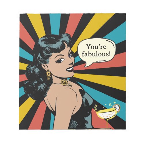 Everyday Fabulous Pinup Celebrate Yourself Notepad
