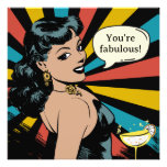 Everyday Fabulous Pinup: Celebrate Yourself Photo Print