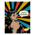 Everyday Fabulous Pinup: Celebrate Yourself Poster