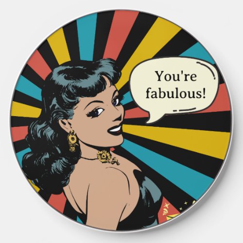 Everyday Fabulous Pinup Celebrate Yourself Wireless Charger