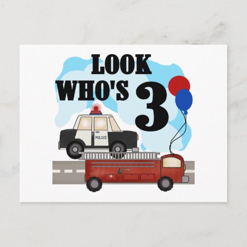 Everyday Heroes 3rd Birthday Tshirts and Gifts Postcard