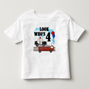 Everyday Heroes 4th Birthday Toddler T-shirt
