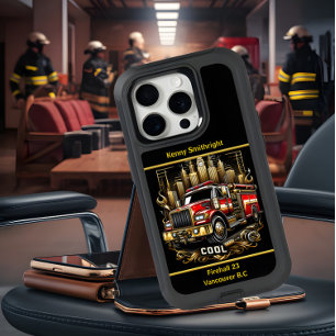 Everyday Heroes City Firetruck Hero iPhone 15 Pro Case