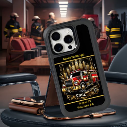 Everyday Heroes City Firetruck Hero iPhone 15 Pro Case