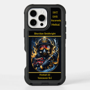 Everyday Heroes Firefighter 52 In Action iPhone 16 Pro Max Case