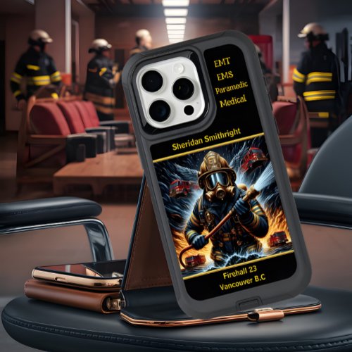 Everyday Heroes Firefighters Courage iPhone 15 Pro Max Case