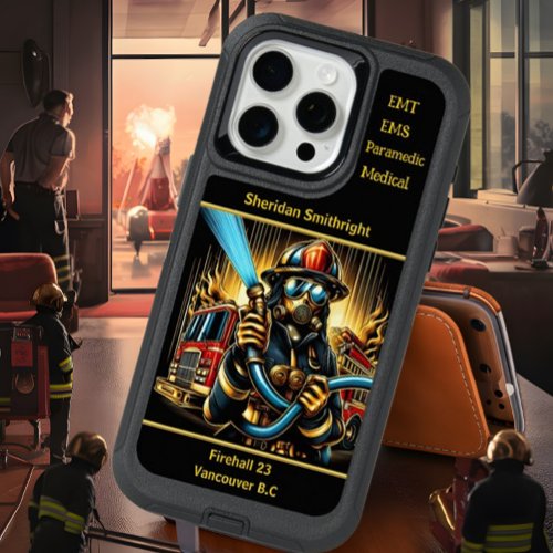 Everyday Heroes Firefighters Courage iPhone 15 Pro Max Case