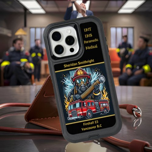 Everyday Heroes Firefighters Courage iPhone 15 Pro Max Case