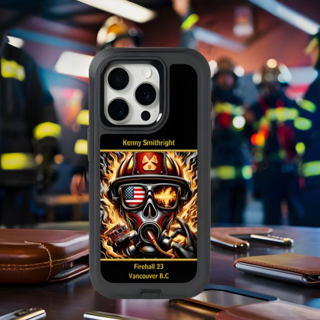 Everyday Heroes Firefighters Gaze iPhone 15 Pro Case (Creator Uploaded)