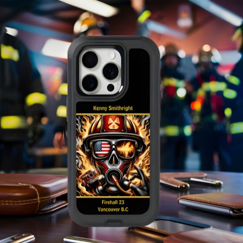 Everyday Heroes Firefighters Gaze iPhone 15 Pro Case