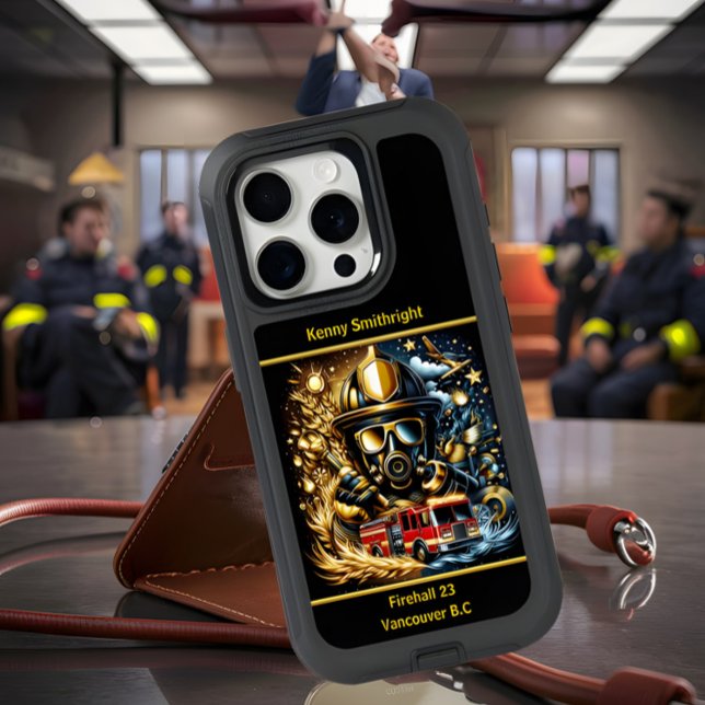 Everyday Heroes Firefighters Golden Hour iPhone 15 Pro Case (Creator Uploaded)