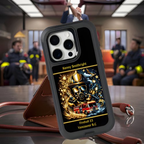 Everyday Heroes Firefighters Golden Hour iPhone 15 Pro Case