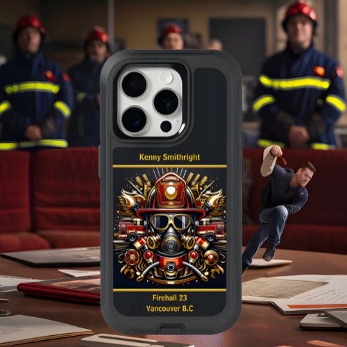 Everyday Heroes Firefighters Guardian iPhone 15 Pro Case