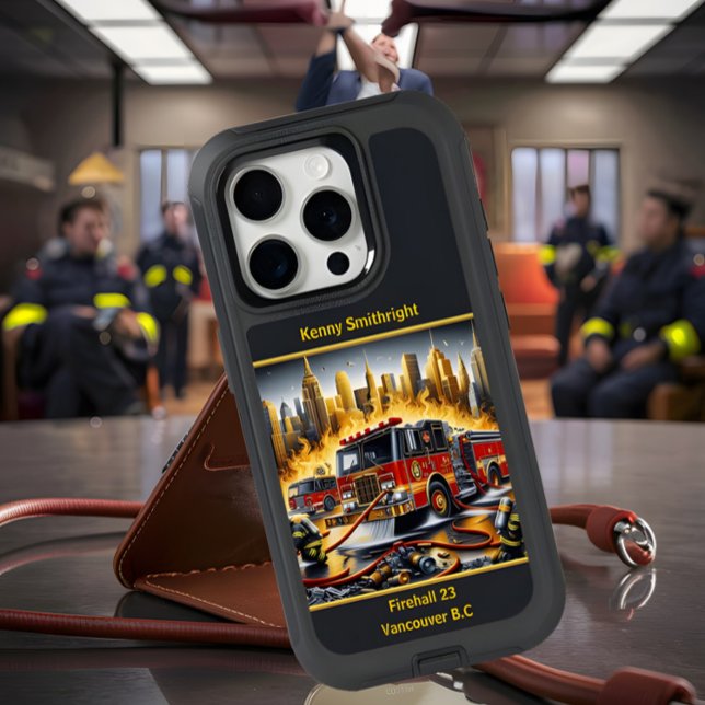 Everyday Heroes Firefighters In Action iPhone 15 Pro Case (Creator Uploaded)